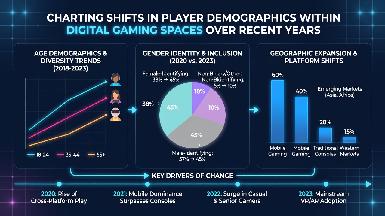 Players from various global regions collaborating in an online multiplayer gaming environment
