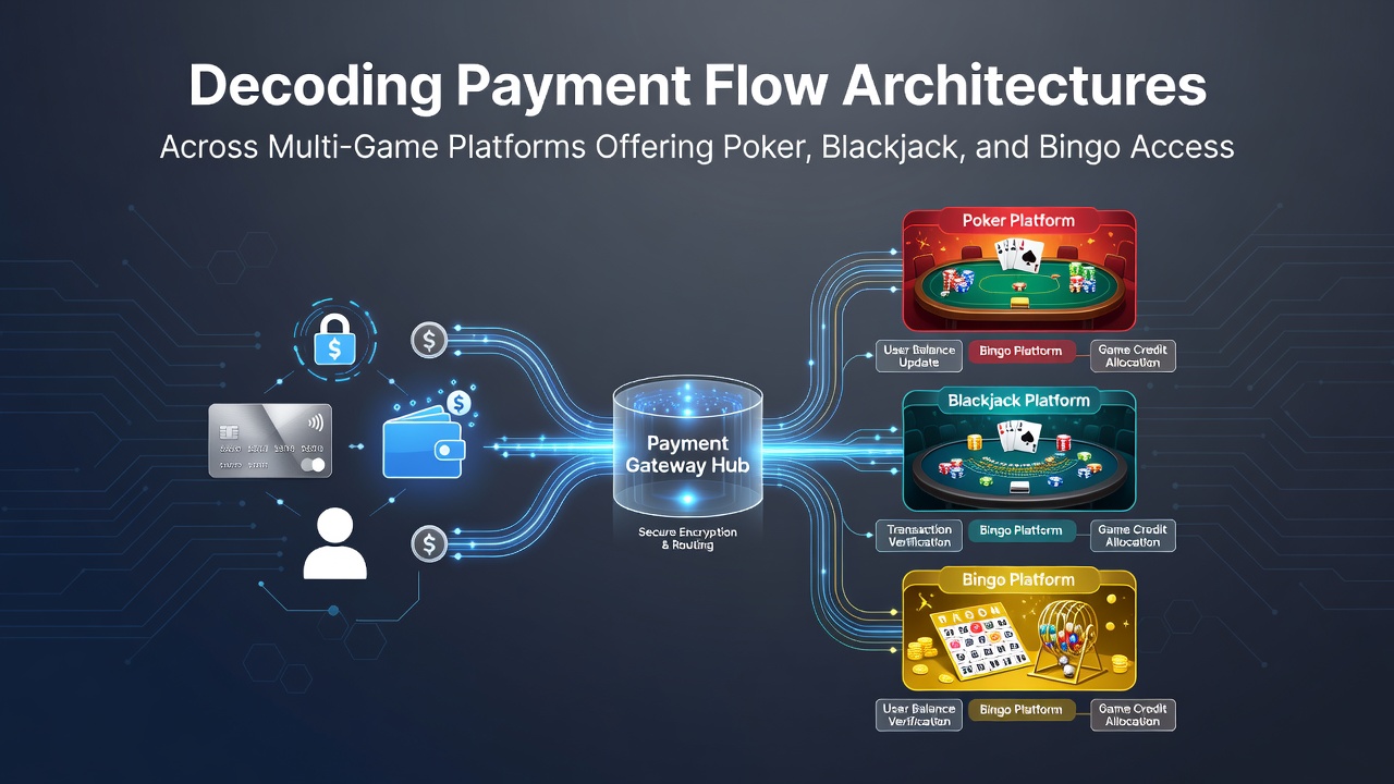 Mapping Transaction Architectures in Integrated Platforms Delivering Poker, Blackjack, and Bingo