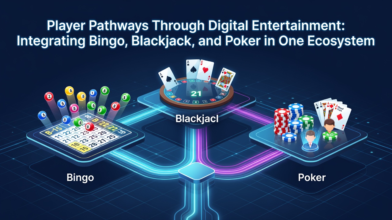 Unified Digital Gaming Ecosystems: Pathways Connecting Bingo, Blackjack, and Poker